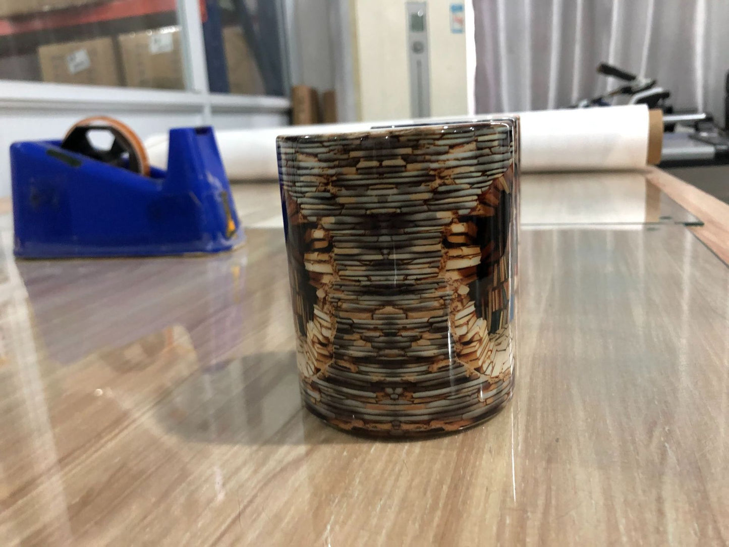 Taza de estantería 3D, taza de agua de cerámica creativa con asa, estante de biblioteca, taza de café para amantes de los libros, regalo de cumpleaños y Navidad