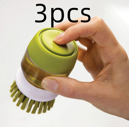 Brosse à vaisselle et à laver les casseroles avec savon liquide pour la vaisselle