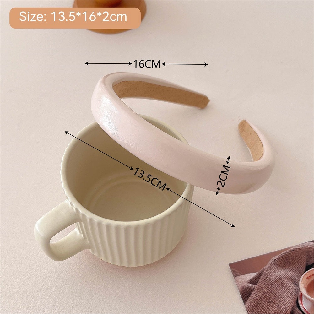 Milk Tea Coffee Color Series Headband Fashion