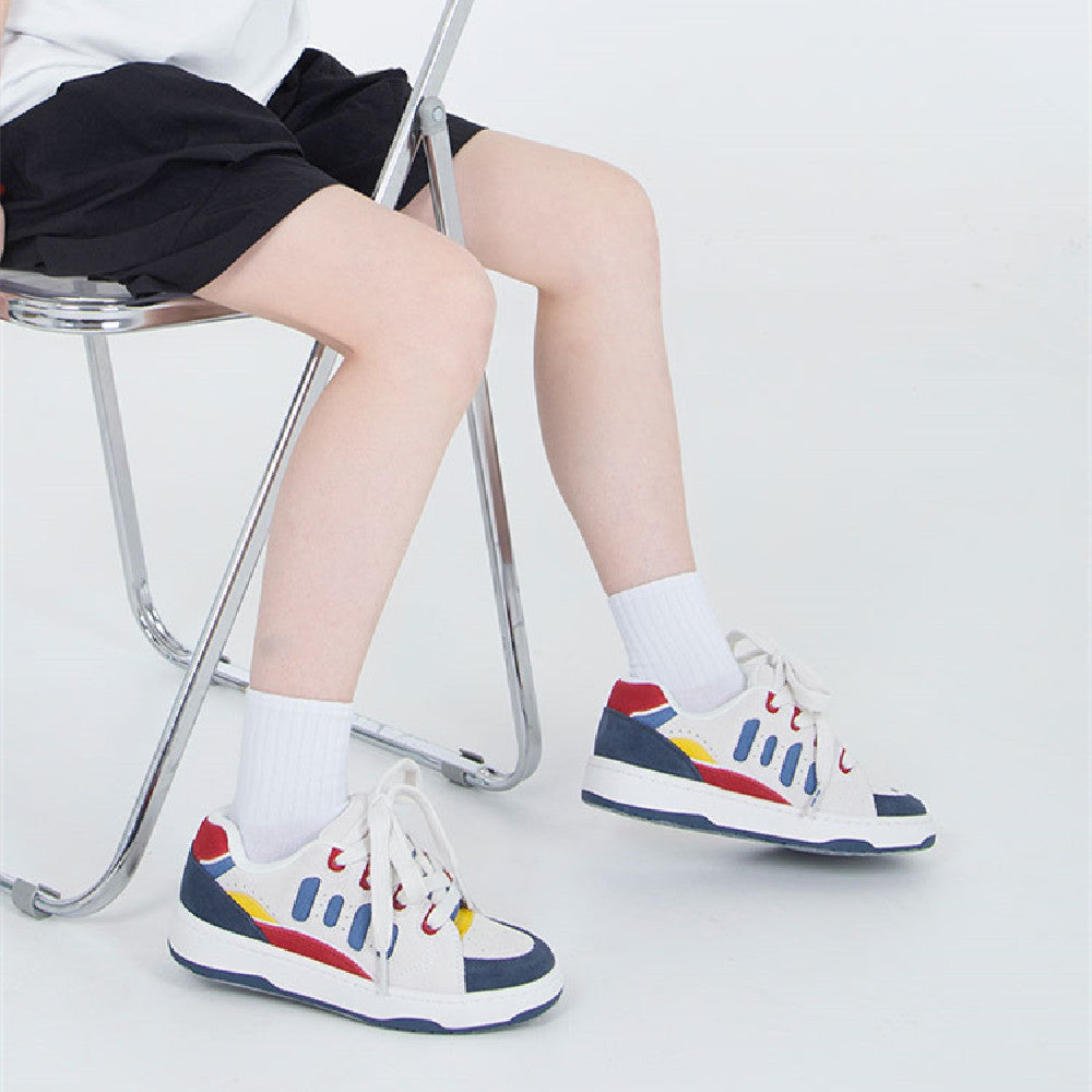 Chaussures de skateboard à blocage de couleur
