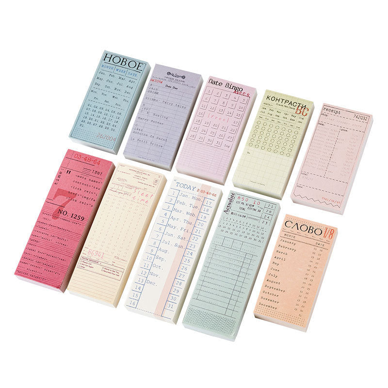 Bloc-notes inscriptible vintage créatif City Notes