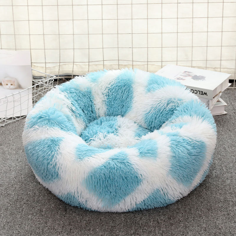Cathouse Doghouse Grands, Moyens et Petits Chiens Chaud en Peluche Ronde Lit pour Animaux de Compagnie Lit pour Chien Lit pour Chat Lit pour Chien