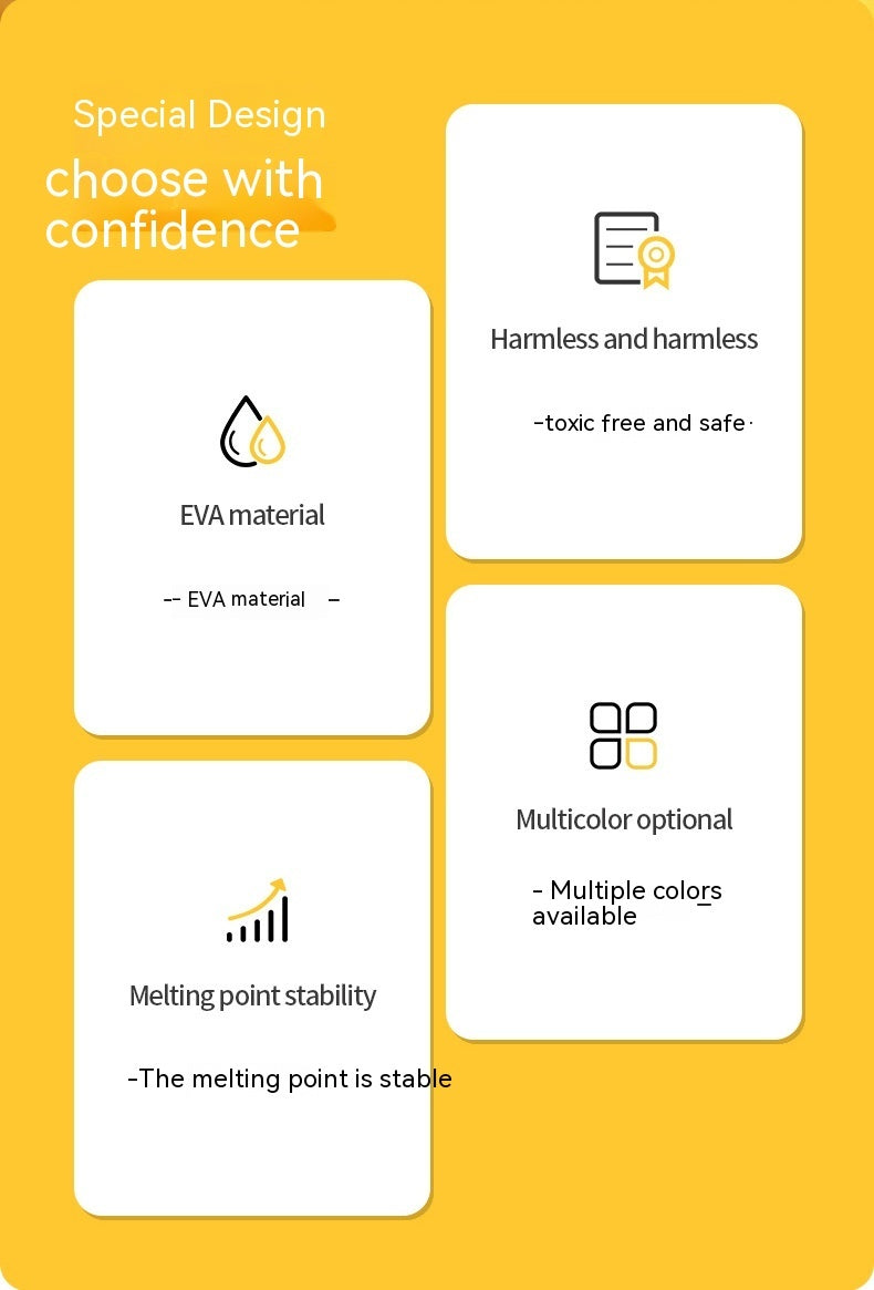 Barra adhesiva transparente instantánea de alta viscosidad hecha a mano DIY