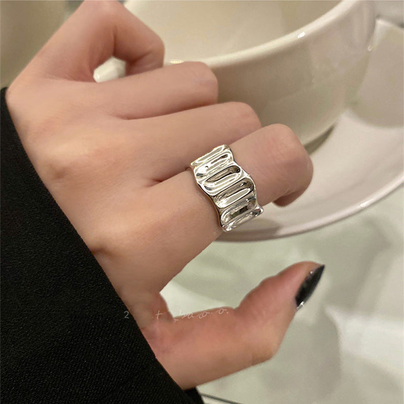 Women's Adjustable Ins Niche Design Ring