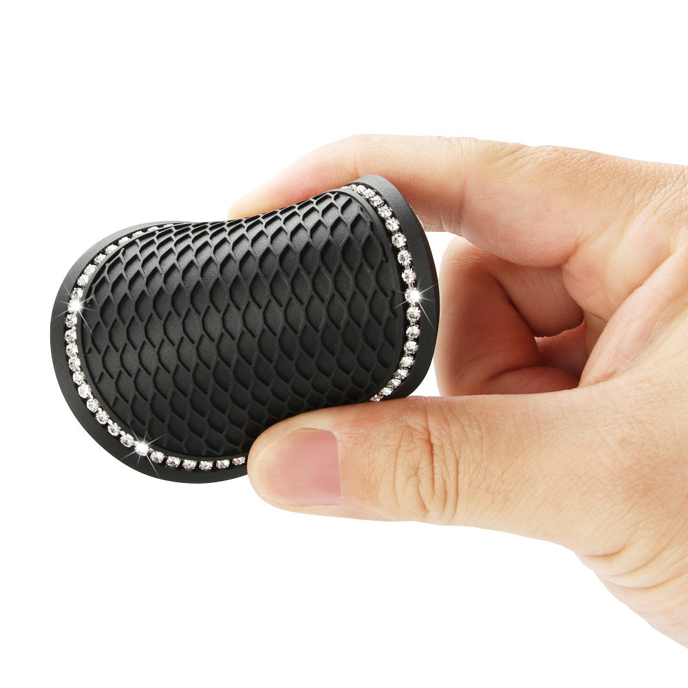 Dessous de verre en strass pour voiture, tampon antidérapant en diamant, créatif