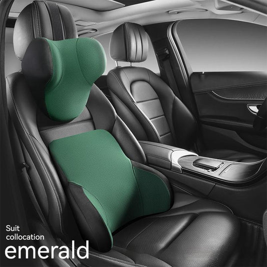 Almohada de soporte Lumbar hidrofóbica tridimensional de espuma viscoelástica, ligera, a prueba de aceite, de lujo, cómoda y transpirable, reposacabezas automotriz para coche