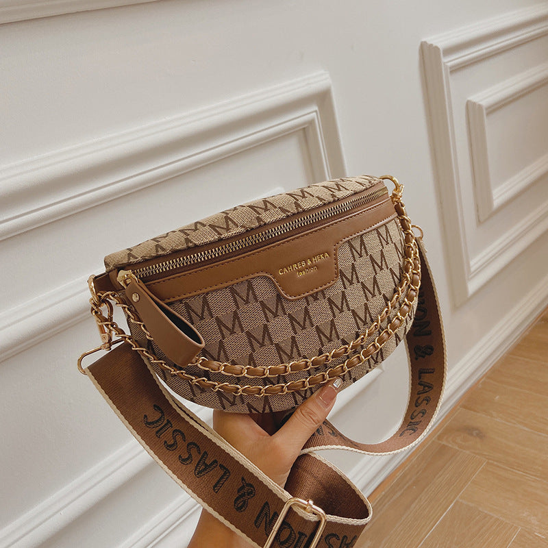 Sac à bandoulière pour femmes, petit sac de taille décontracté et polyvalent, été