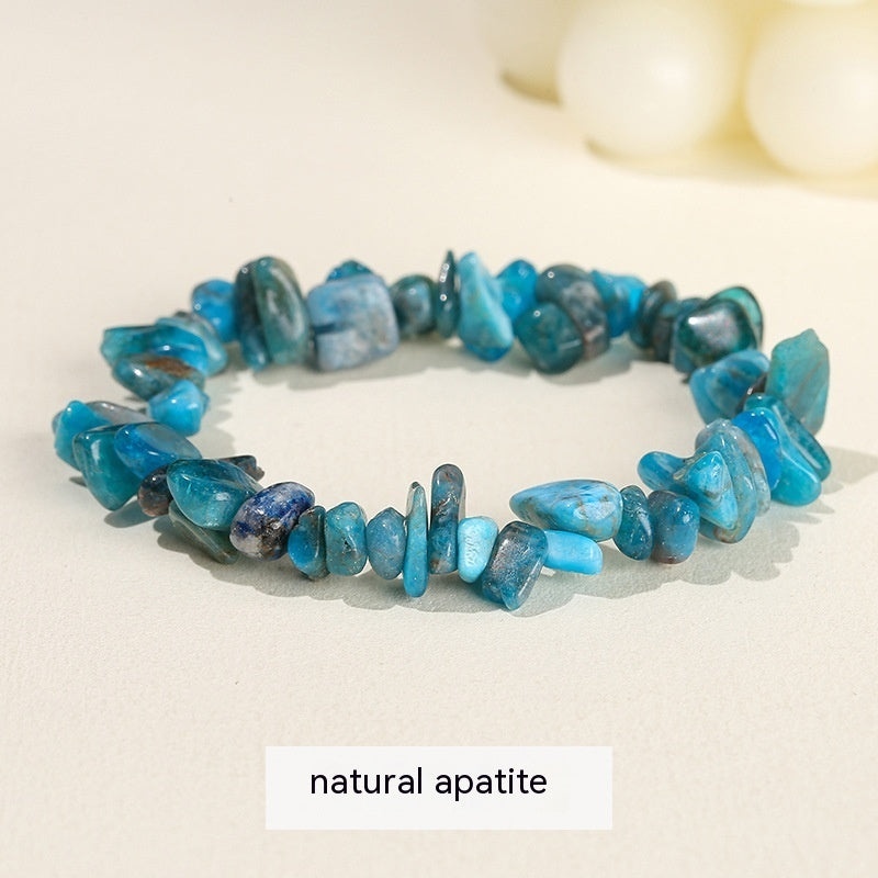 Natural Crystal Gravel Agate Aventurine Irregular Bracelet