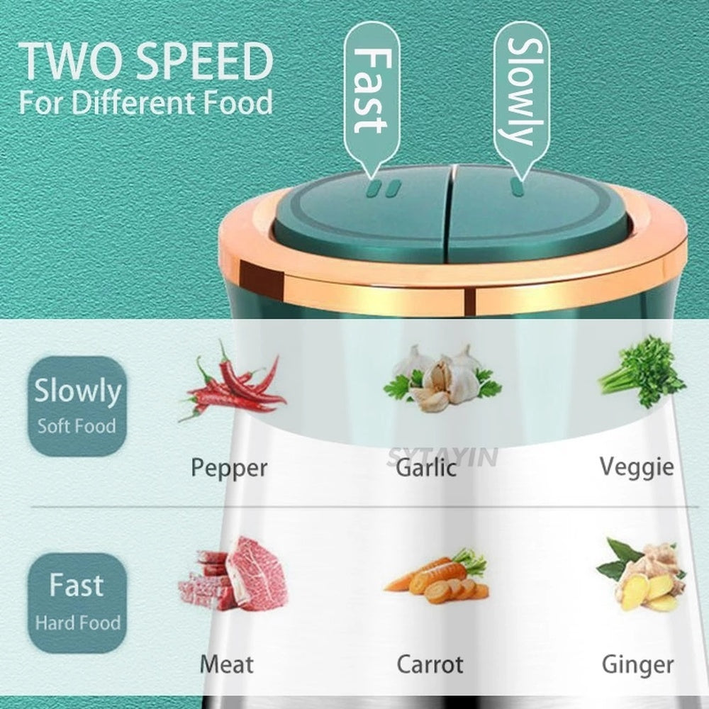 Picadora de carne de acero inoxidable