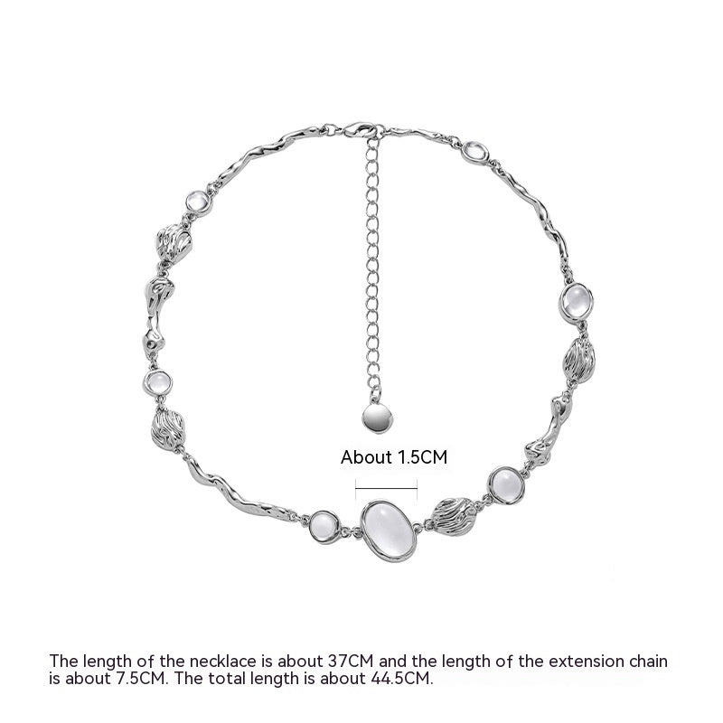 Original Transparent Egg Surface Long Earrings For Women