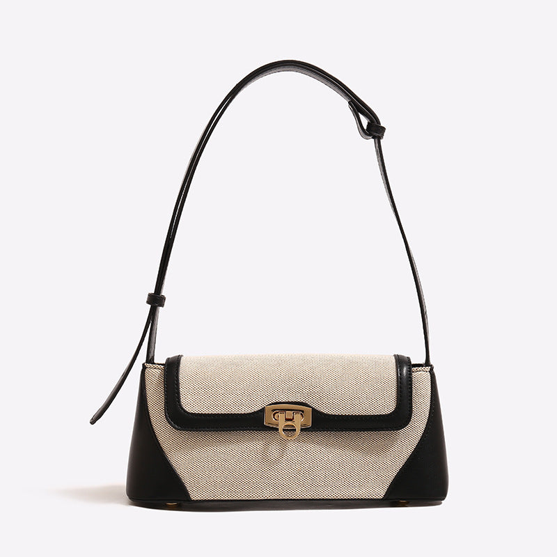 Couleur contrastée nouveau sac à une épaule à la mode pour femmes