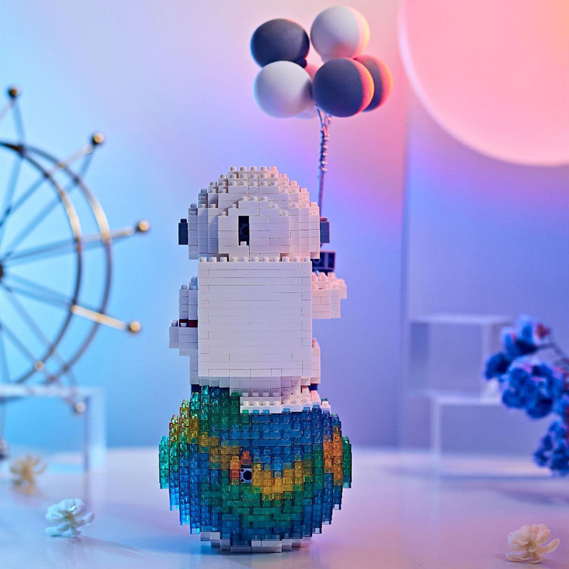 Mini Micro fusée blocs de construction espace lune Satellite astronaute diamant briques constructeur jouets pour enfants cadeaux