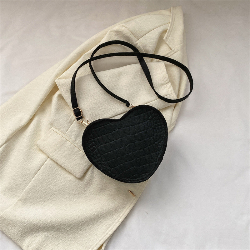 Bolso oblicuo simple y fresco Bolso de hombro de simplicidad popular