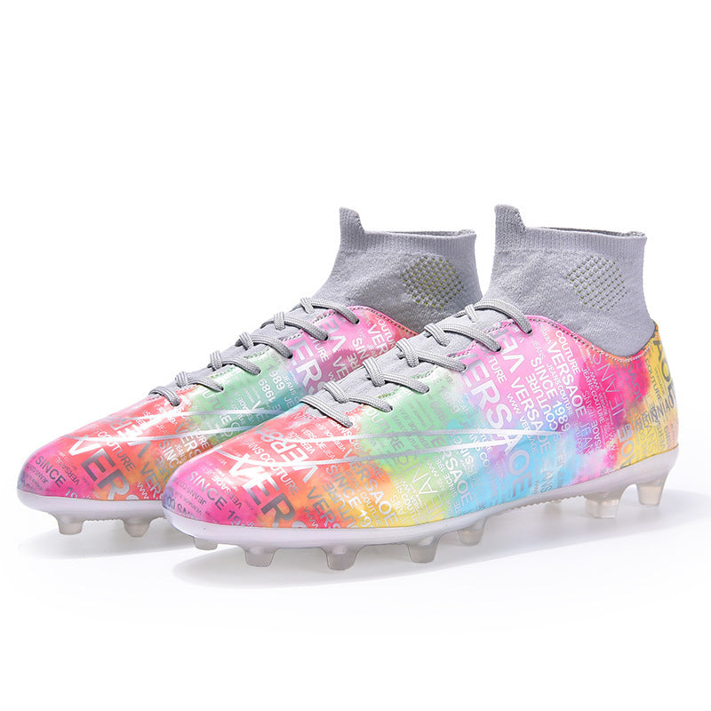 Chaussures de football montantes pour garçons et filles Tf ongles cassés