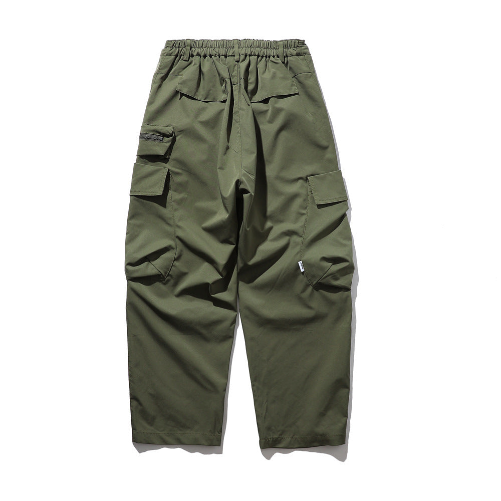 Men's Outdoor Loose Casual Straight-leg Wide-leg Pants