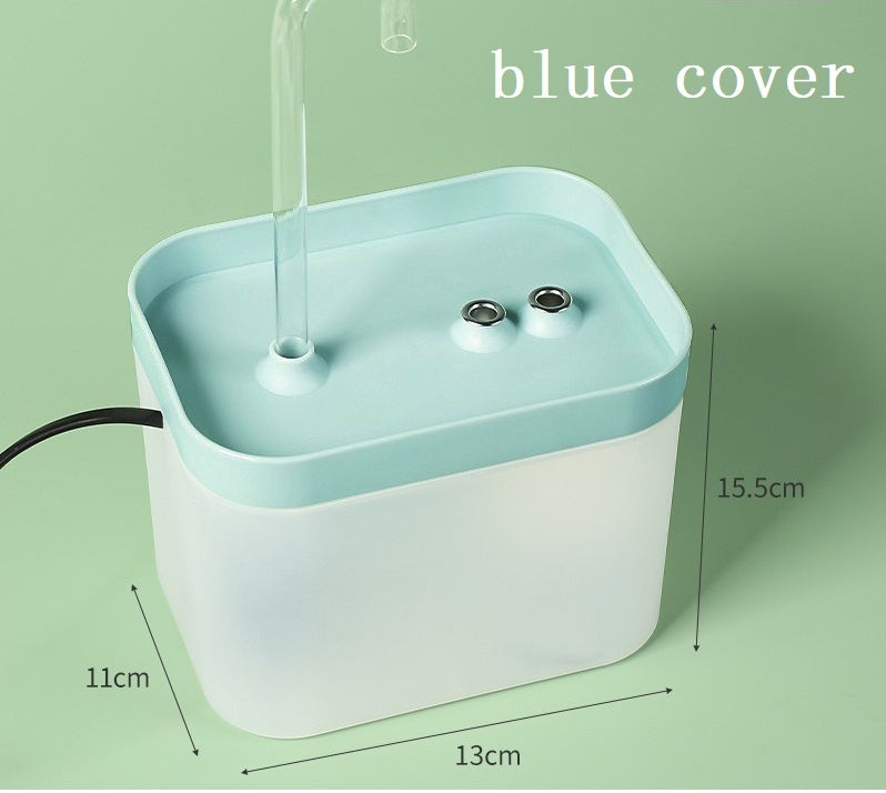 Fontaine d'eau automatique pour chat, filtre automatique USB, bol d'abreuvoir électrique muet pour chat, 1,5 l, abreuvoir filtrant en recirculation pour chats, distributeur d'eau pour animaux de compagnie