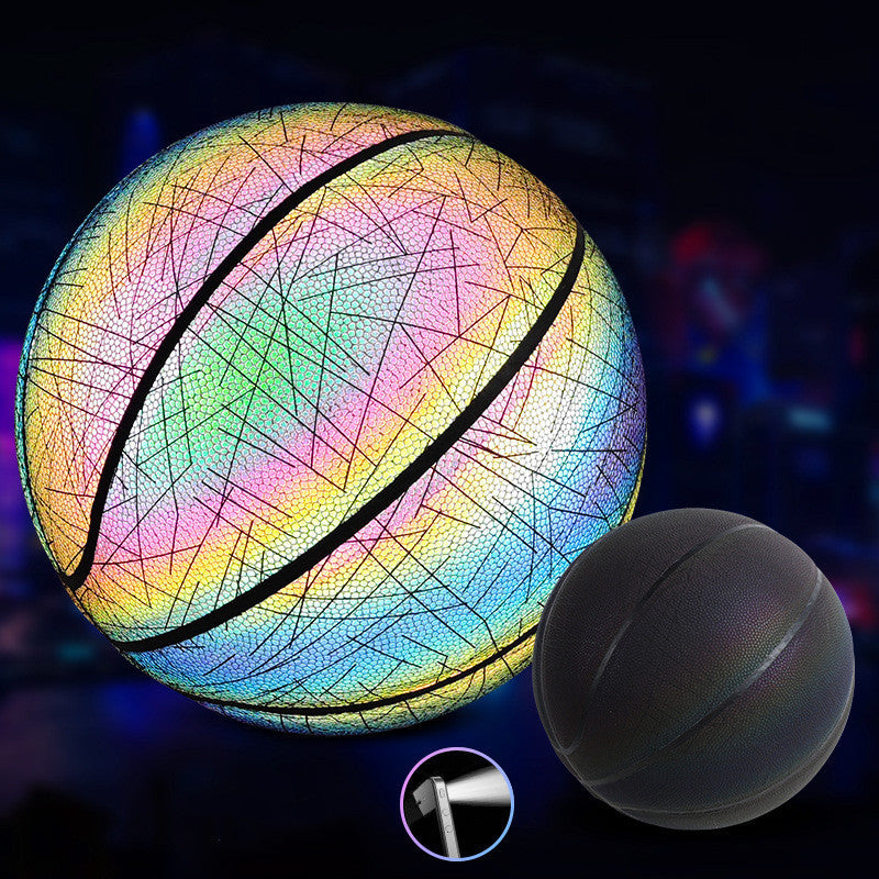 Baloncesto fluorescente brillante