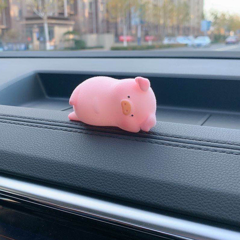 Accessoires de voiture de cochon de dessin animé mignon