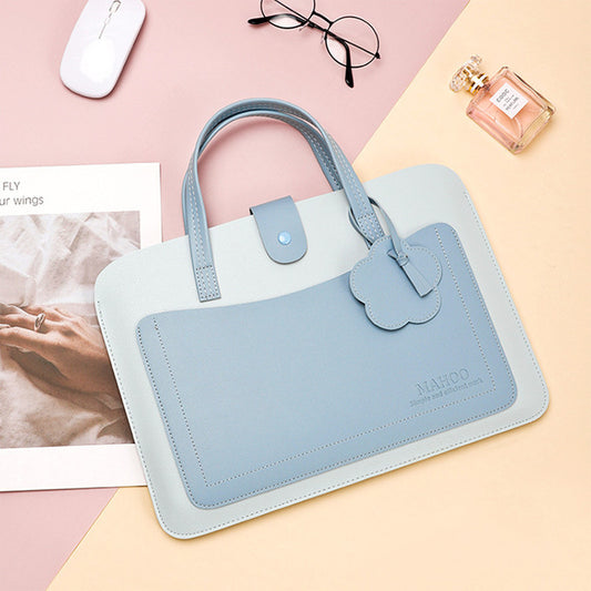 Sac d'ordinateur portable 13 pouces, fleur fine