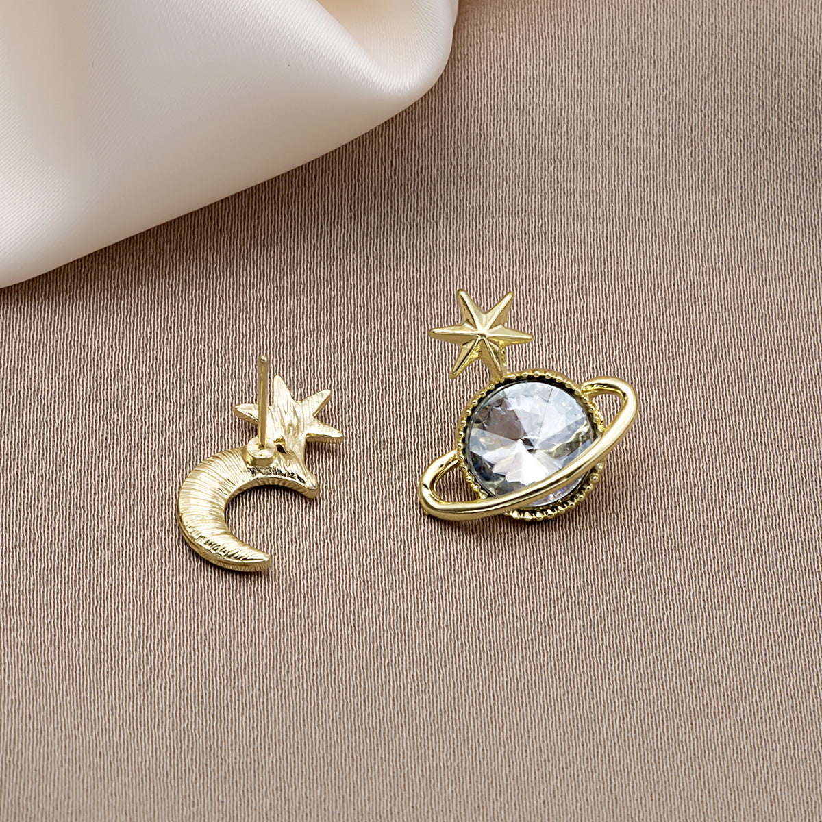 Boucles d'oreilles de style coréen avec aiguille en argent