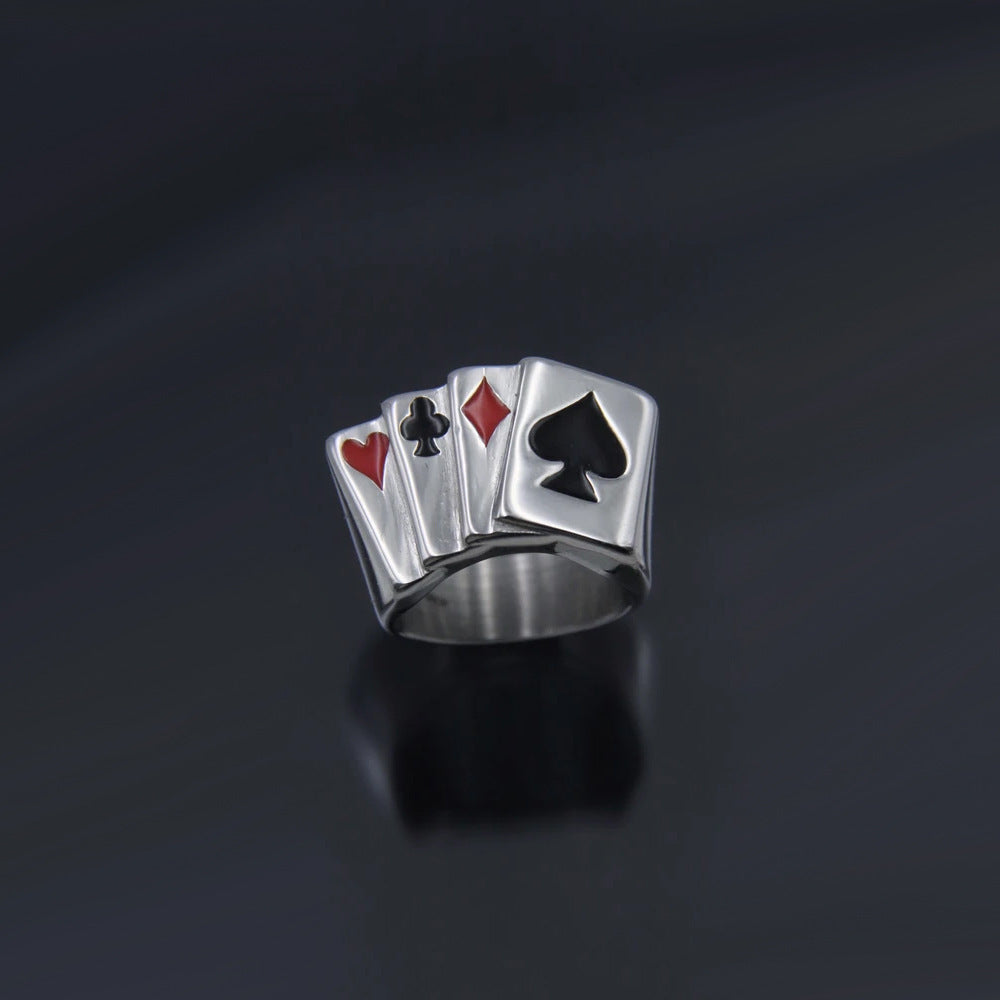 Europe And America Creative Dark Retro Butterfly Ring Fashion Hip Hop