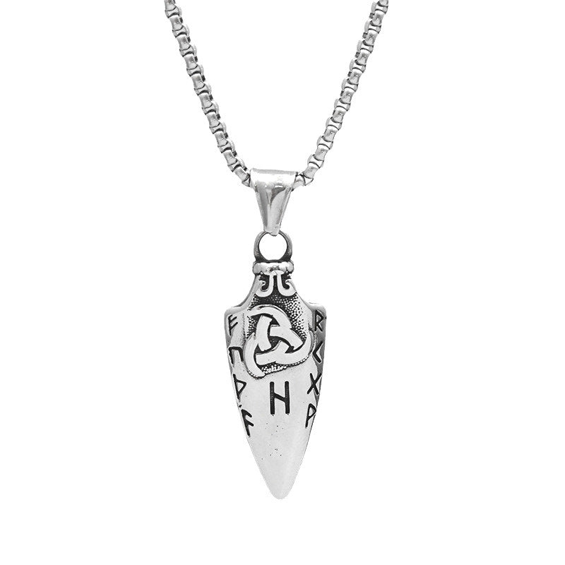 Collier de style européen et américain pour hommes en acier inoxydable