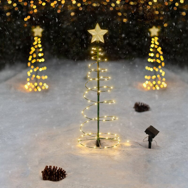 Decoración del árbol de Navidad Iluminación del patio al aire libre