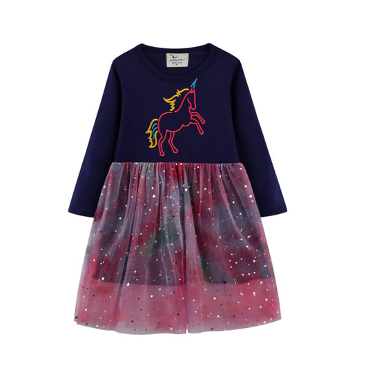 Jupe en gaze pour enfants étrangers, nouveau Style d'automne