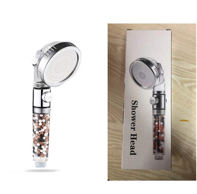 Pommeau de douche pressurisé à ions négatifs domestiques