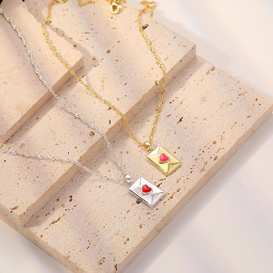 Pearl Envelope 18K Gold Plating Clavicle Chain Jewelry