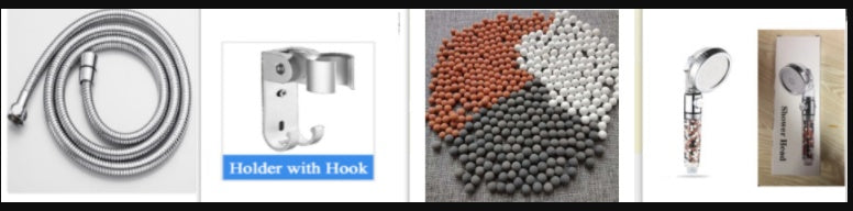 Pommeau de douche pressurisé à ions négatifs domestiques