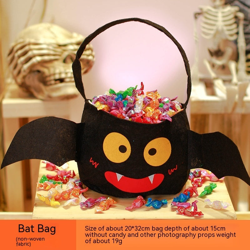 Halloween Pumpkin Bag Portable Children Props