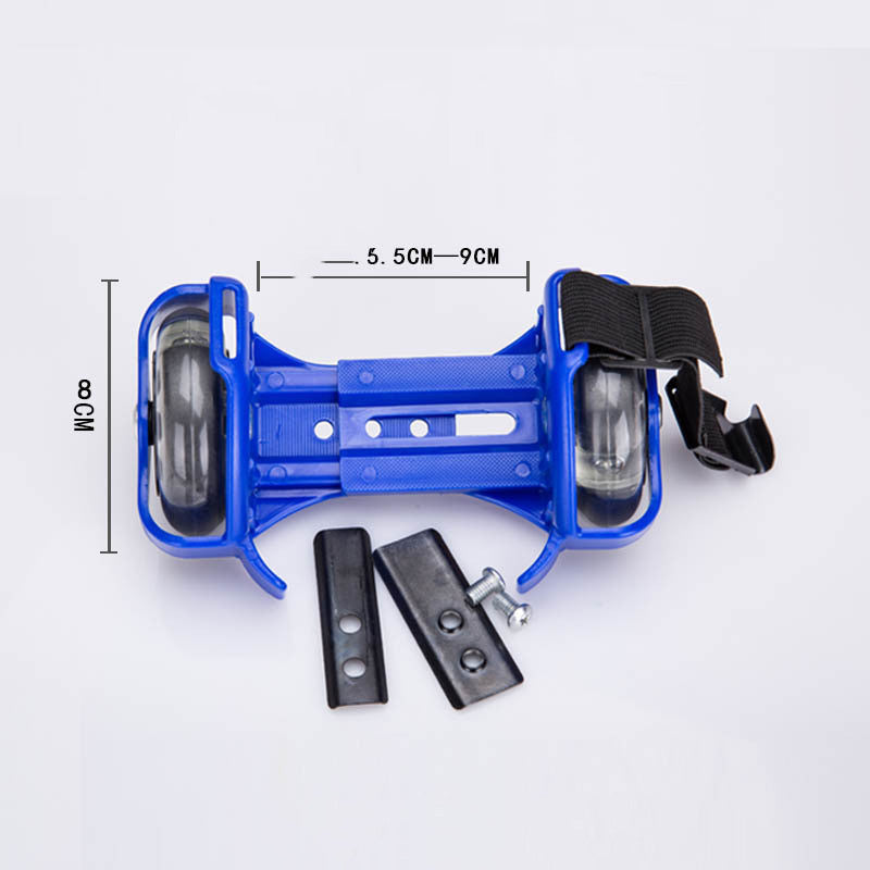 Patins à roulettes pour enfants en PVC Patins à roulettes lumineux tricolores