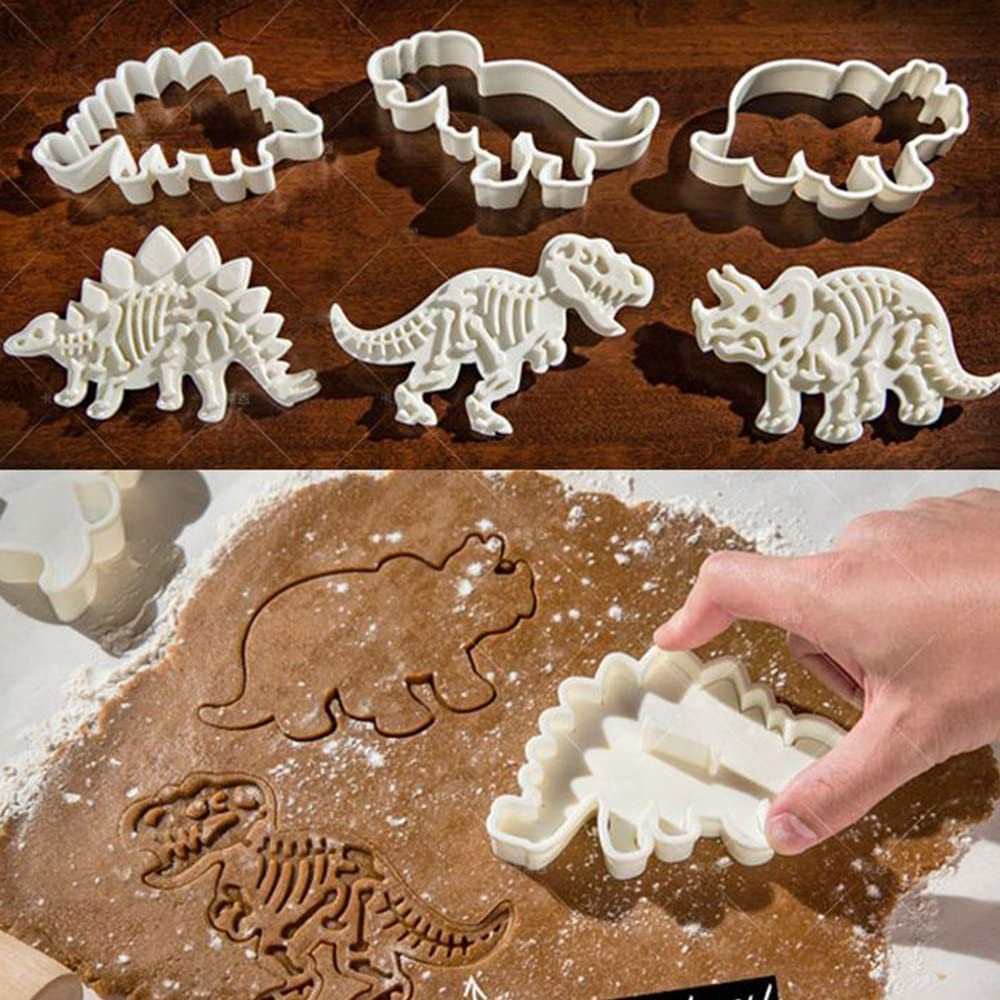 Moule à biscuits dinosaure, gaufrage artisanal du sucre, moule de cuisson de desserts 3D, outil de décoration de Fondant