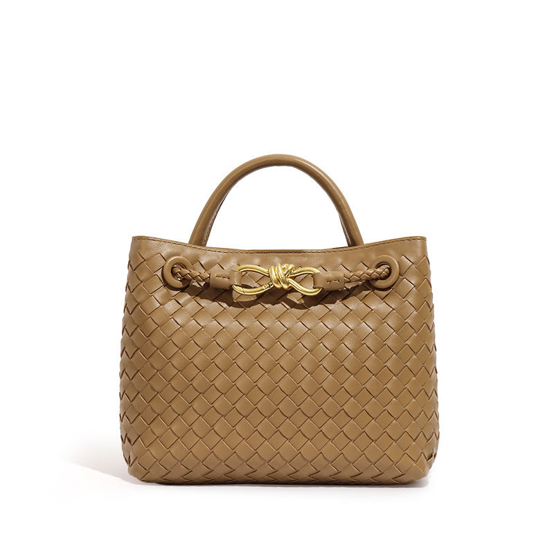 Sac messager à bandoulière tissé à la main pour femmes, personnalité gracieuse, Simple