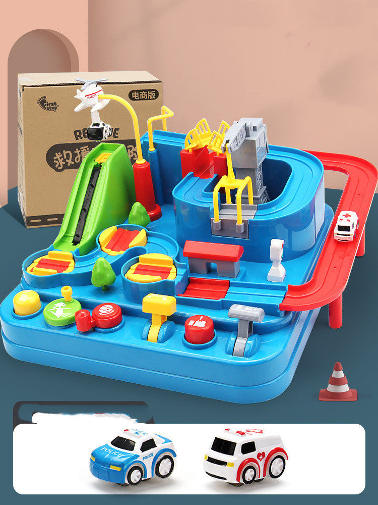 Voiture aventure aventure jouets enfants jouet filles parking 3 Train 4 voiture piste enfants jouet