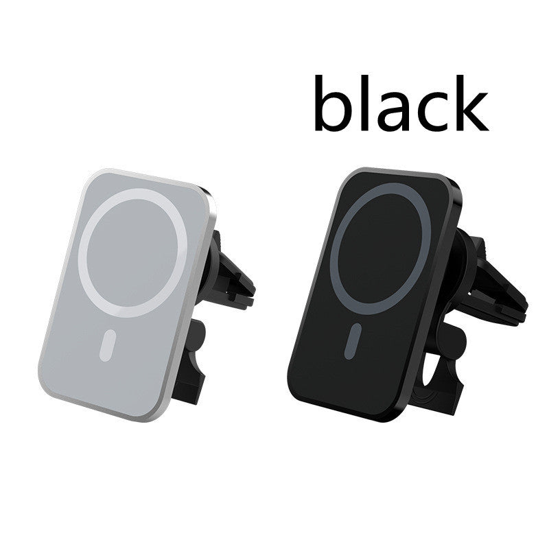 Cargador inalámbrico magnético para coche, salida de aire de carga rápida de 15W