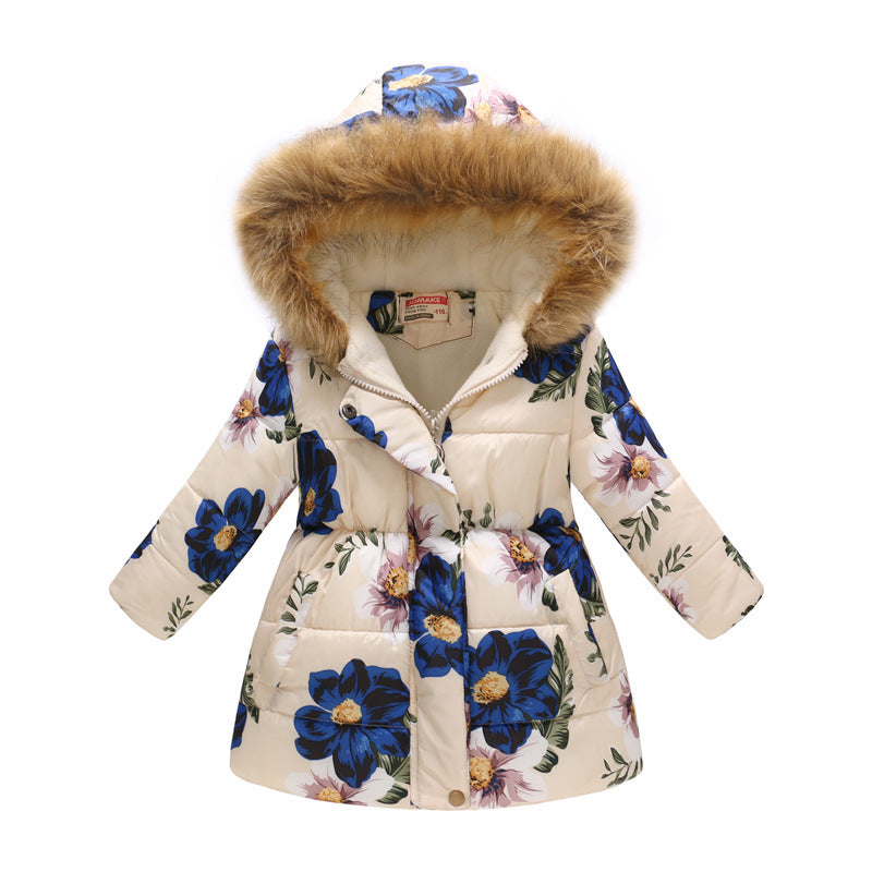 Vestes d'hiver pour enfants, manteau rembourré en coton