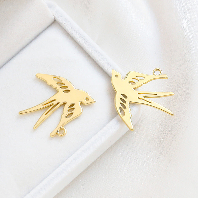 Spring Swallow Pendant DIY Handmade Bracelet Necklace Earring Accessories Material