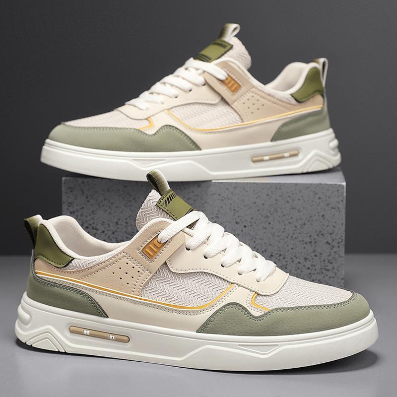 Zapatos blancos de moda versátiles para hombre