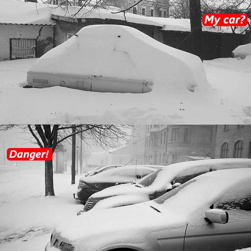 Pelle à neige chauffante pour véhicule