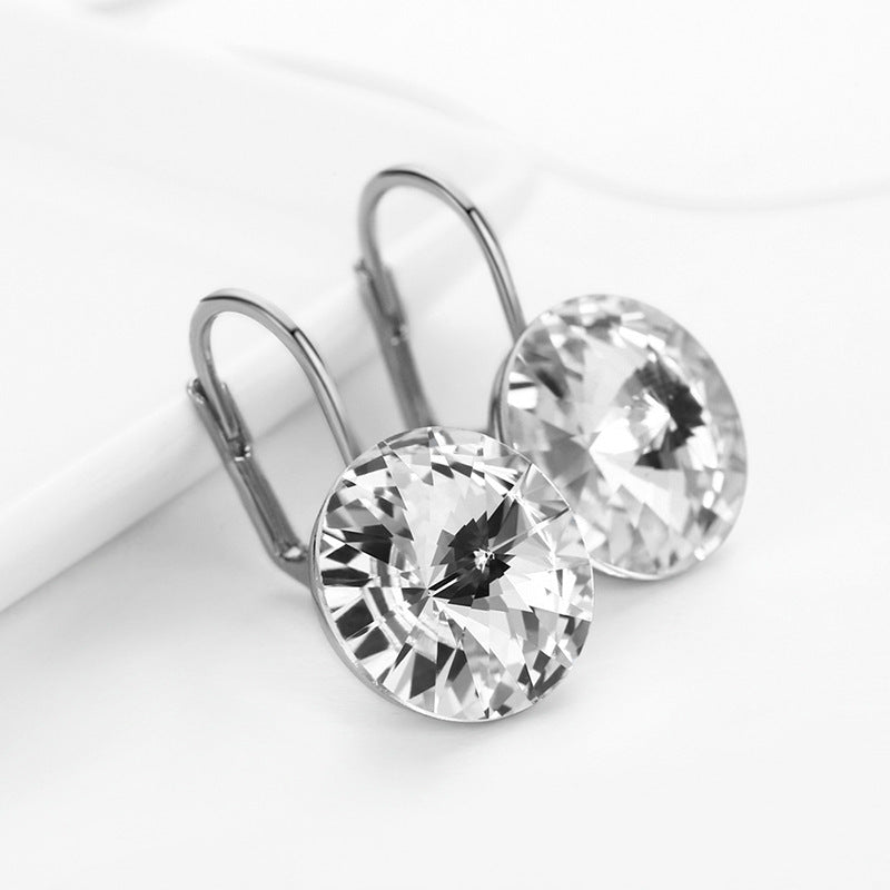 Boucles d'oreilles en cristal multicolore de haute qualité pour femmes