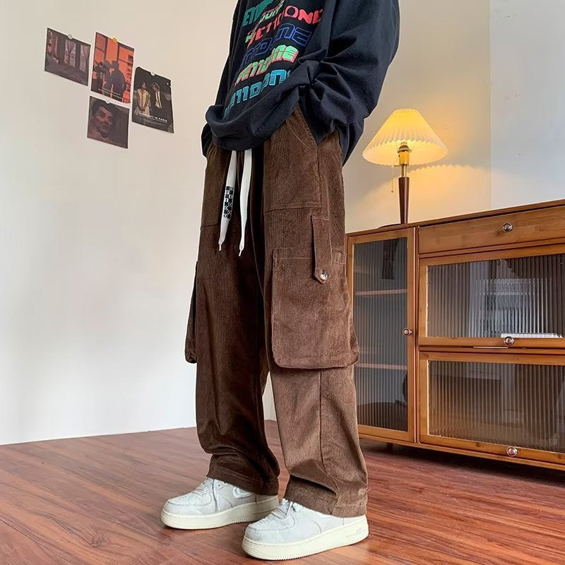 Corduroy Workwear Men's Casual Pants