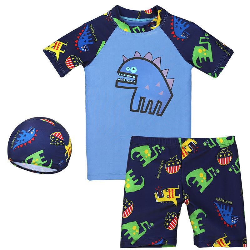 Maillot de bain pour enfants garçons Boxer fendu maillot de bain bébé maillot de bain dessin animé séchage rapide maillot de bain garçon