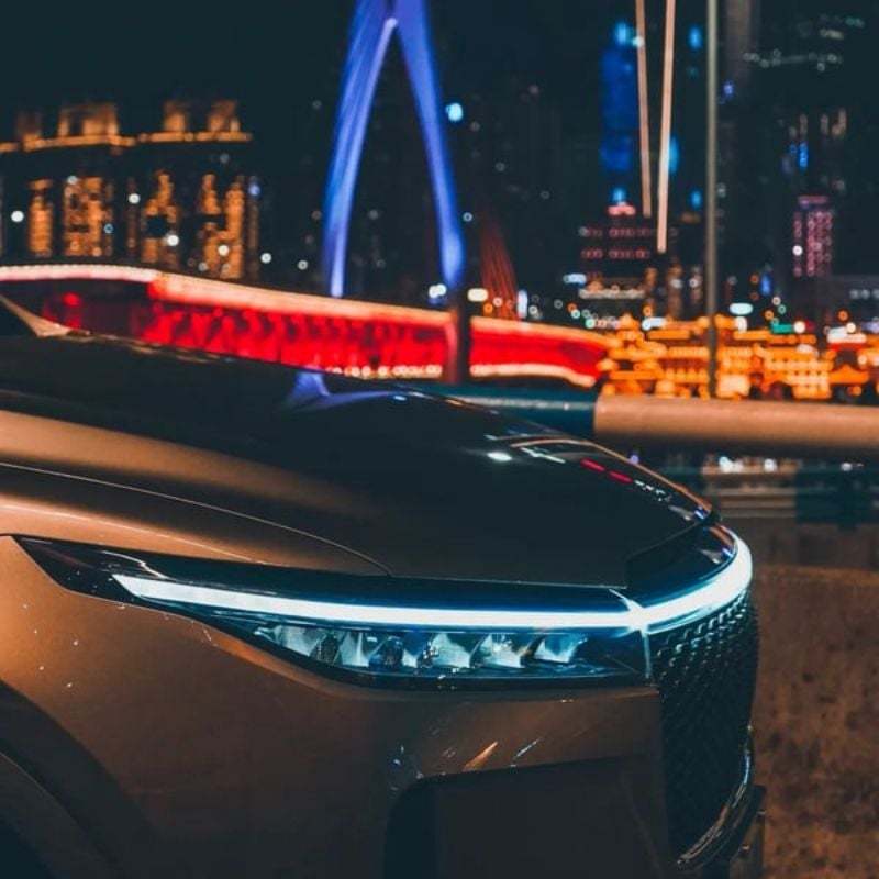 Luz LED de conducción diurna, escaneo de arranque, luces decorativas para capó de coche, DRL, guía para capó de motor, lámpara ambiental decorativa de 12V