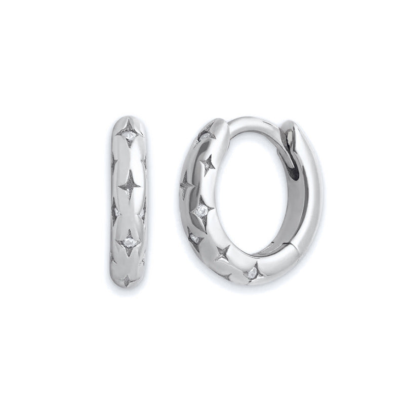 Boucles d'oreilles Vintage métalliques Punk, mode européenne et américaine