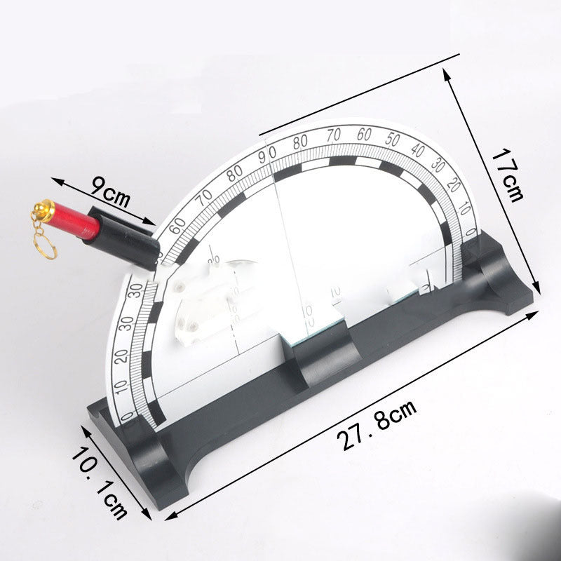 Instrumento de enseñanza de física óptica de placa de hierro