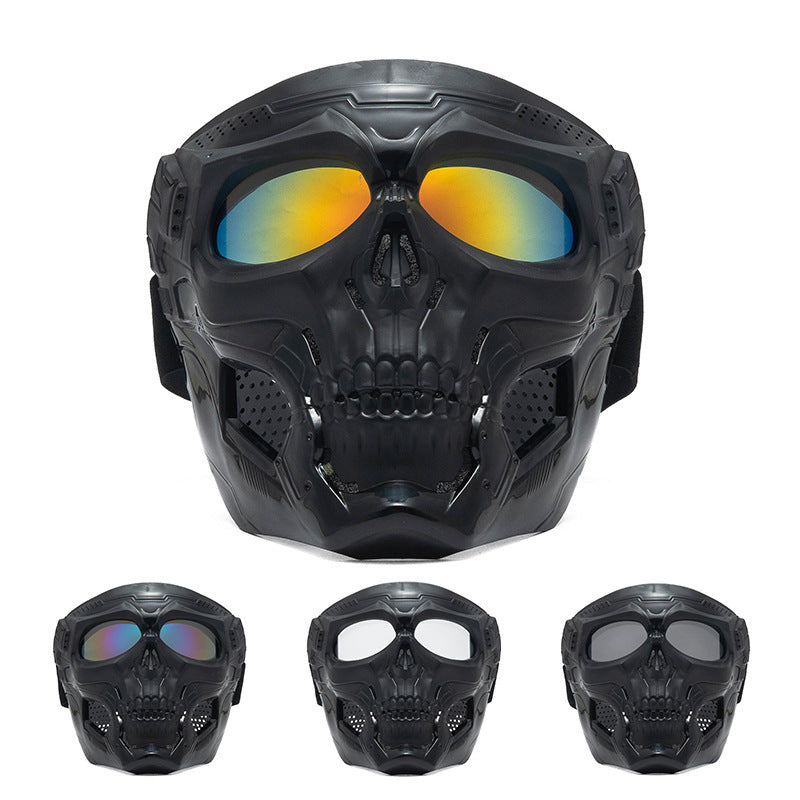 Lunettes coupe-vent Skull Riding Mirror unisexe