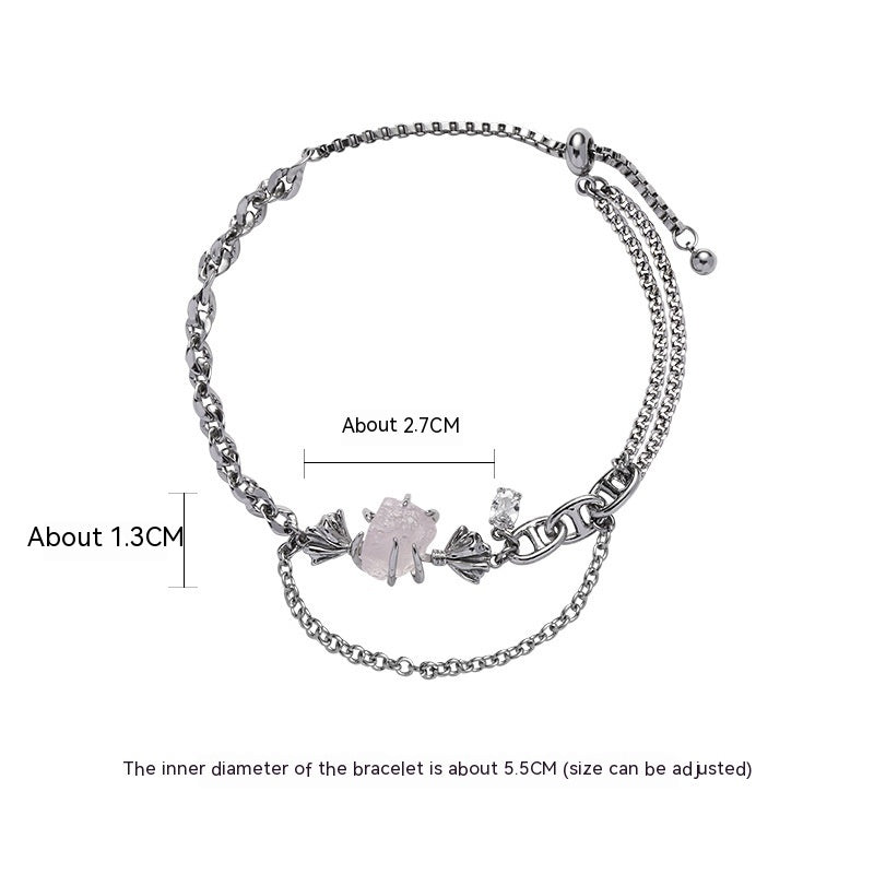 Pendientes originales de la serie Metal Rose