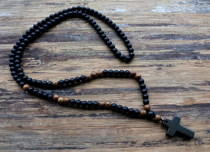 Collier Oeil de Tigre pour Homme Volcano Stone
